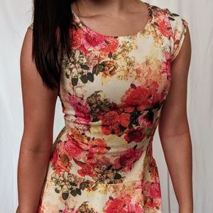 Shabby Apple🍎Drop Waist Floral Midi Dress